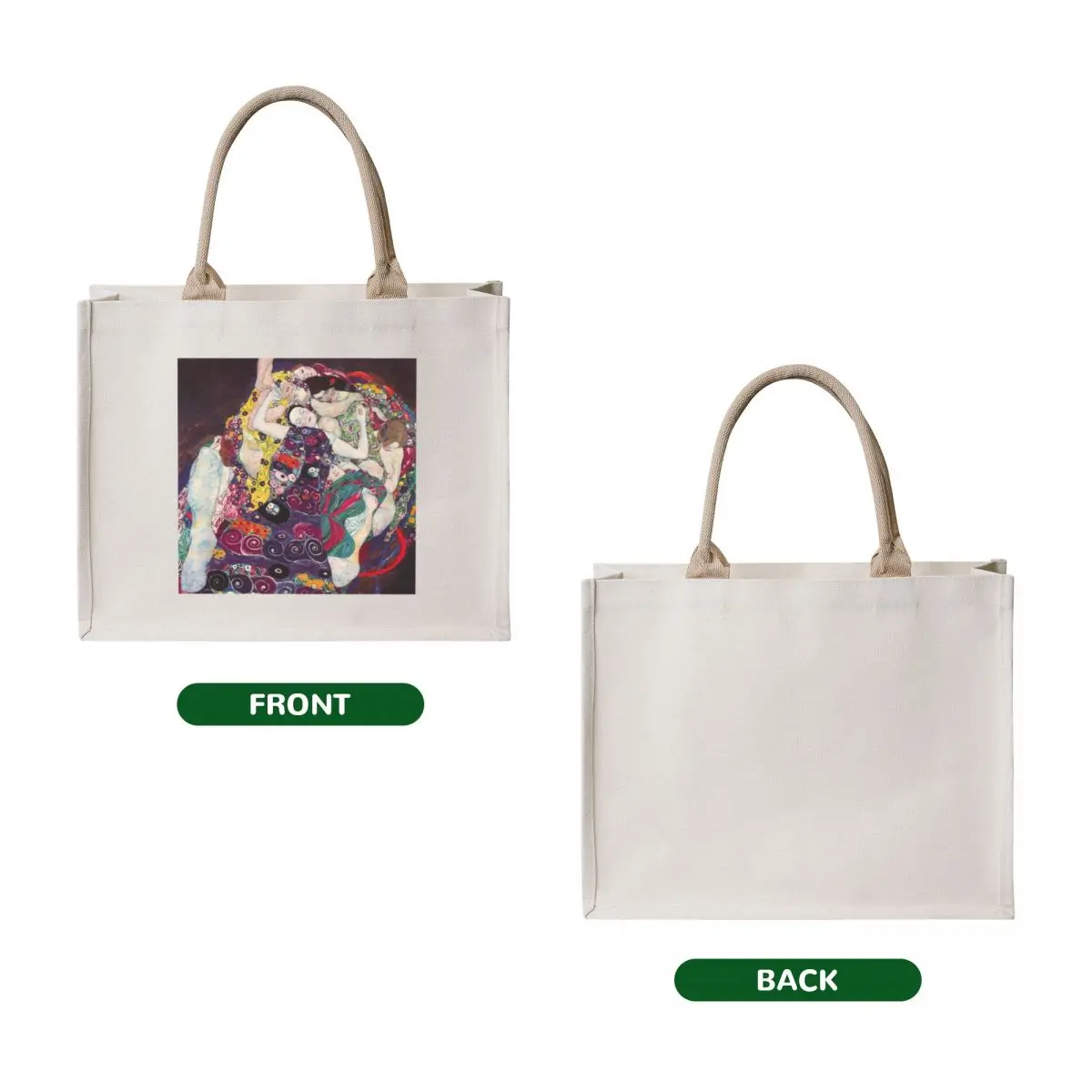 The Virgin - Gustav Klimt Tote Bag tote bag women Lady bag Handbags women bags for women