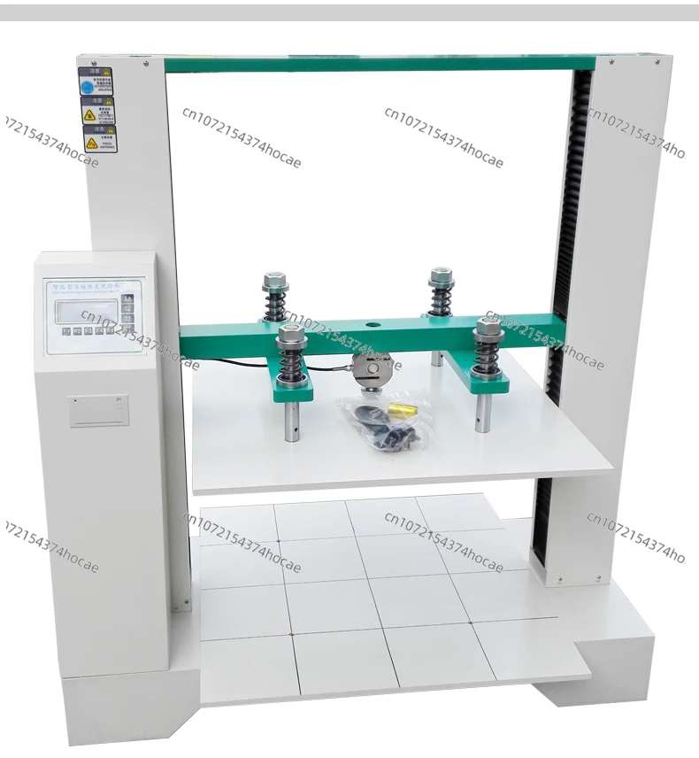 Compression testing machine, paper tube packing box, stacking pressure testing machine