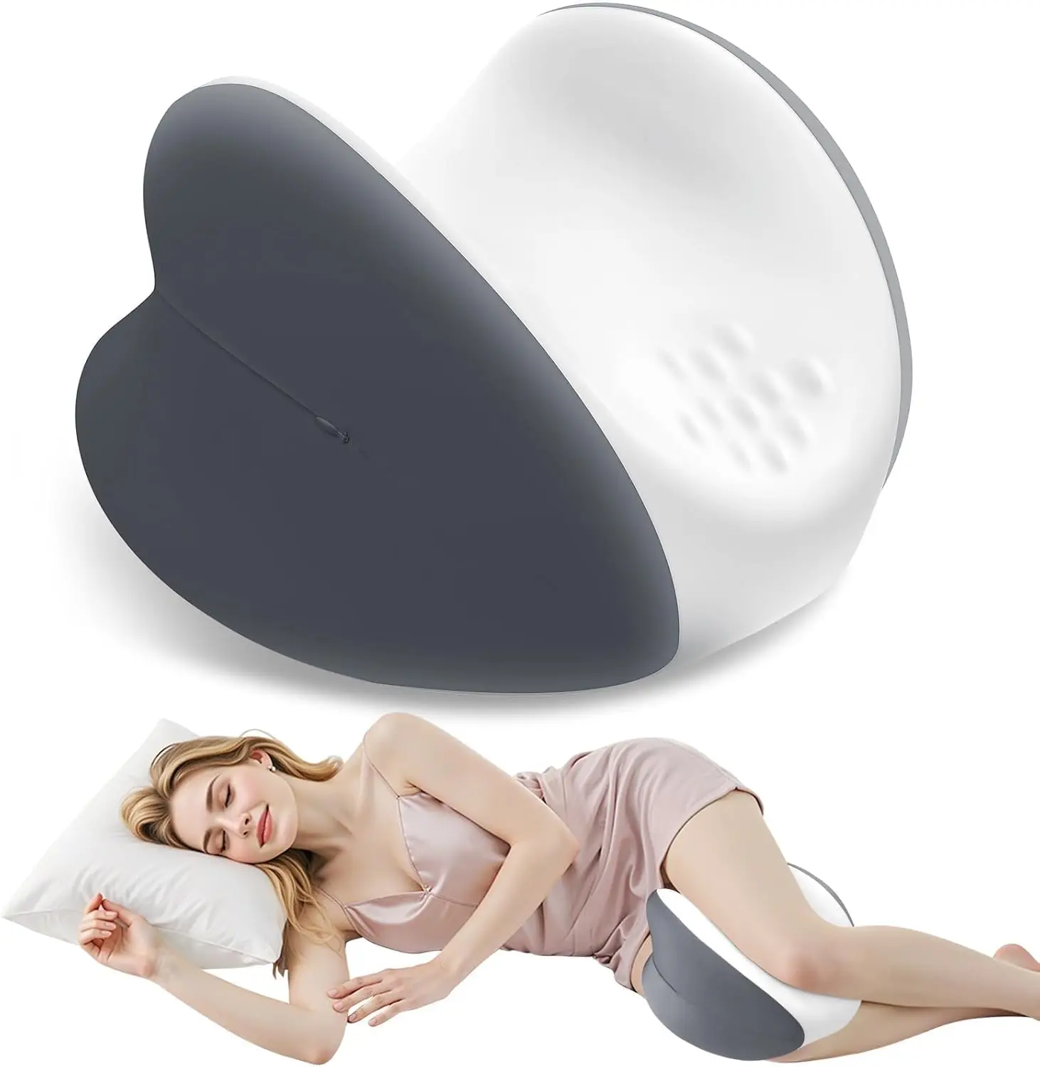 

Подушка для коленей для сна на боку, подушка для ног с охлаждающим чехлом, подушка для ног из пены с эффектом памяти для сна на боку