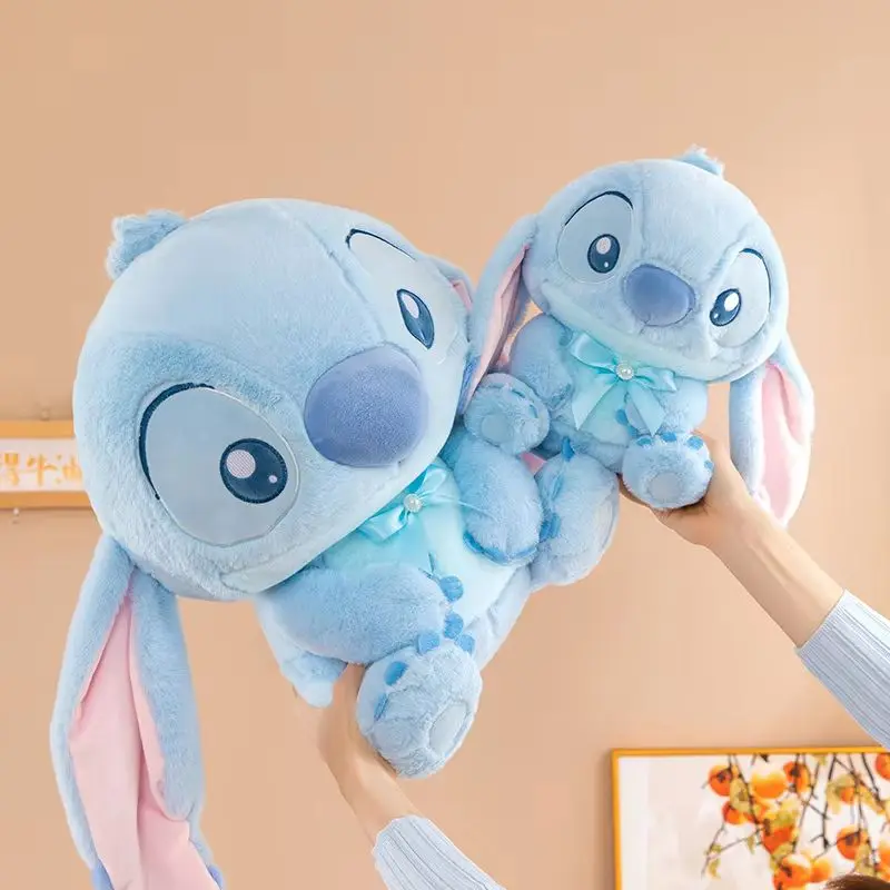 Nuovo Arrivo Serie Invernale 30/50/70 cm Grande Punto Orecchio Peluche Bambola Personaggio Anime Lenitivo Compagno Bambola Per Bambini Capodanno giocattoli