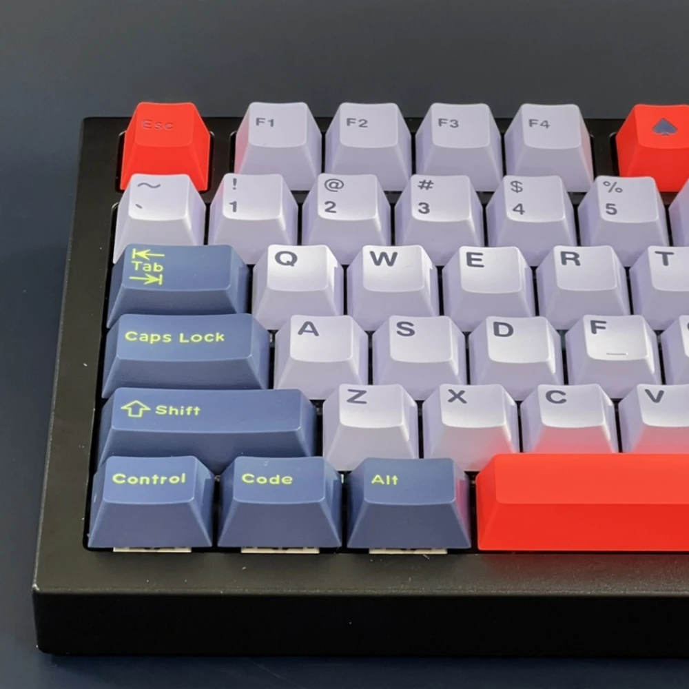 GMK Grand Prix Theme Keycap Full Set PBT Custom Vintage Keyboard Cap Cherry Profile Key Cap for Mechanical Keyboard Accessories