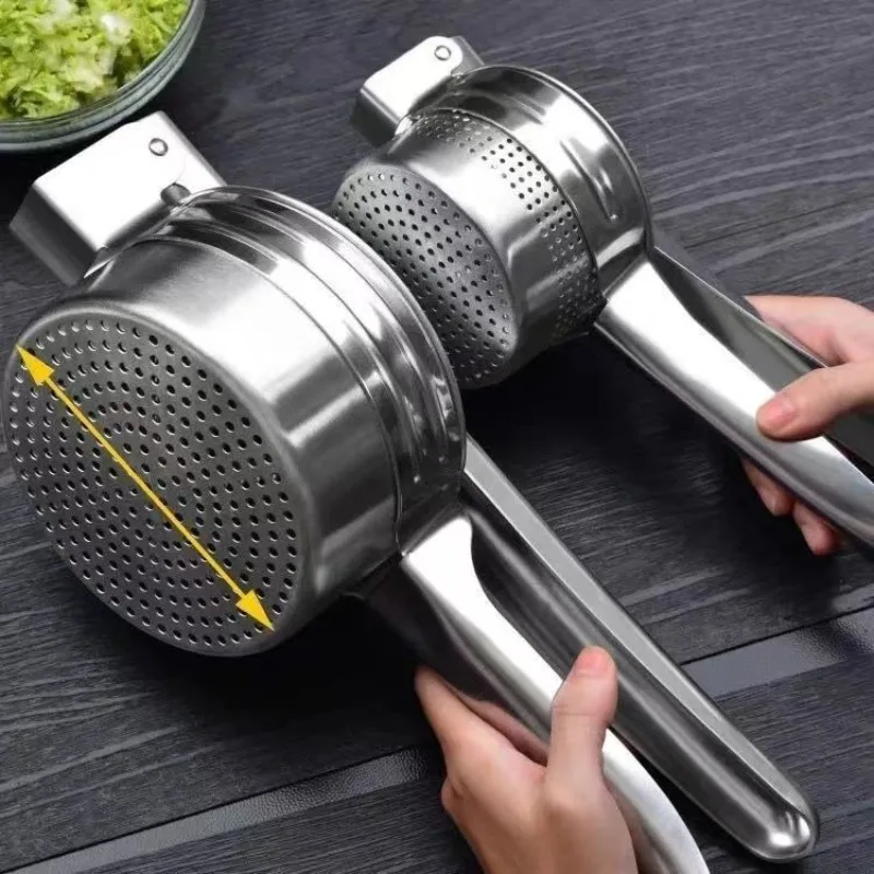 

Adjustable water squeezer stainless steel manual juicing fruit and vegetable water squeezer stuffing and squeezing