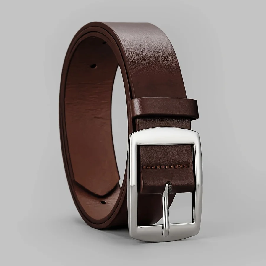 Nieuwe luxe riem voor mannen PU lederen riem metalen pin gesp hoge kwaliteit beroemde merkontwerper tailleband riem voor jeans plus maat - afbeelding 1