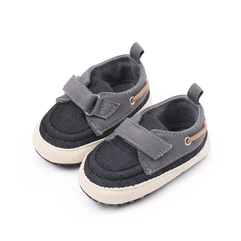 Baby Boys Girls Spring and Autumn Casual Shoes 0-1 Years Old Solid Colour Patchwork Comfortable Breathable Walking Shoes