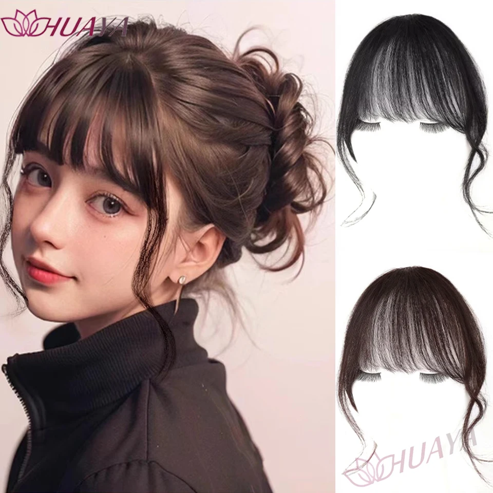 

Comic Bangs Synthetic Wig Piece Dragon Beard Air Bangs Seamless Clip Hairstyle Tool Is Suitable For Women To Wear Every Day.