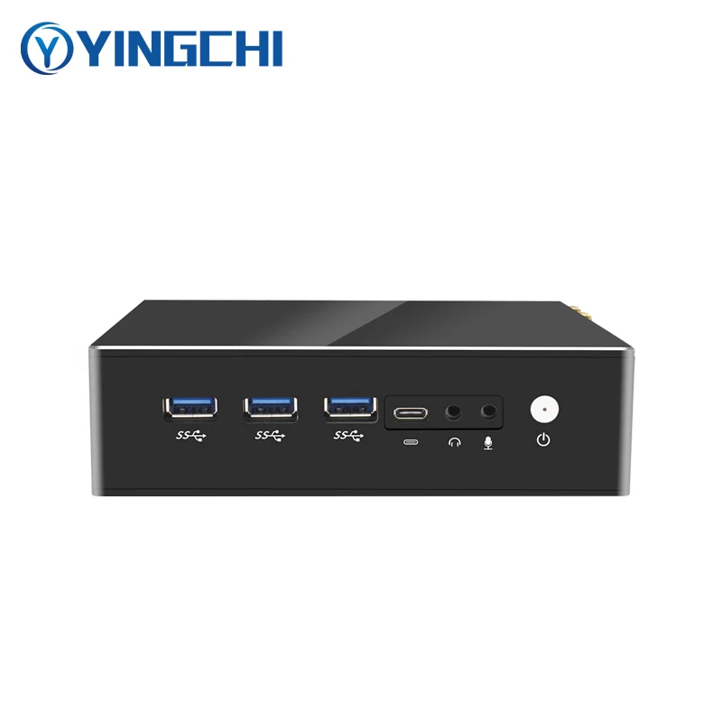 

YINGCHI Mini PC i7 1360P i5 1340P 13th Micro Computer Case 4K/8K Display WiFi DDR5 NVME Storage X86 Portable Computer