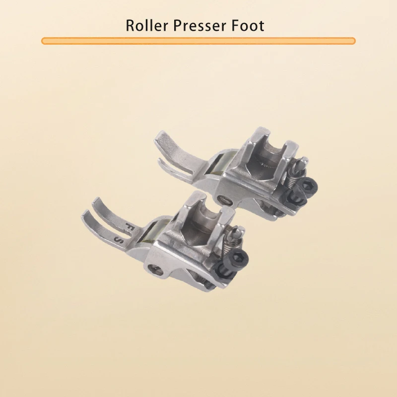 NEW F5 Installing Zipper Roller Presser Foot Industrial Sewing Machine Adjustable Leather Narrow Zipper Wheel Presser Foot