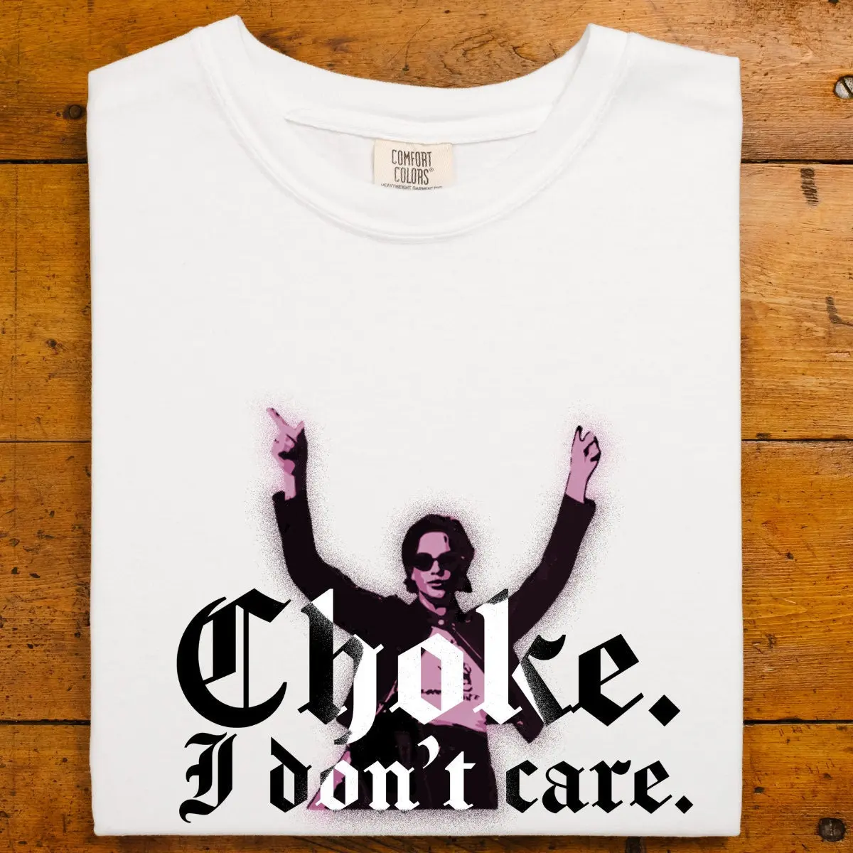 Katie Maloney Choke I Don'T Care T Shirt Scandoval For Her Vanderpump Merch Friend Comfort Colors Bravo