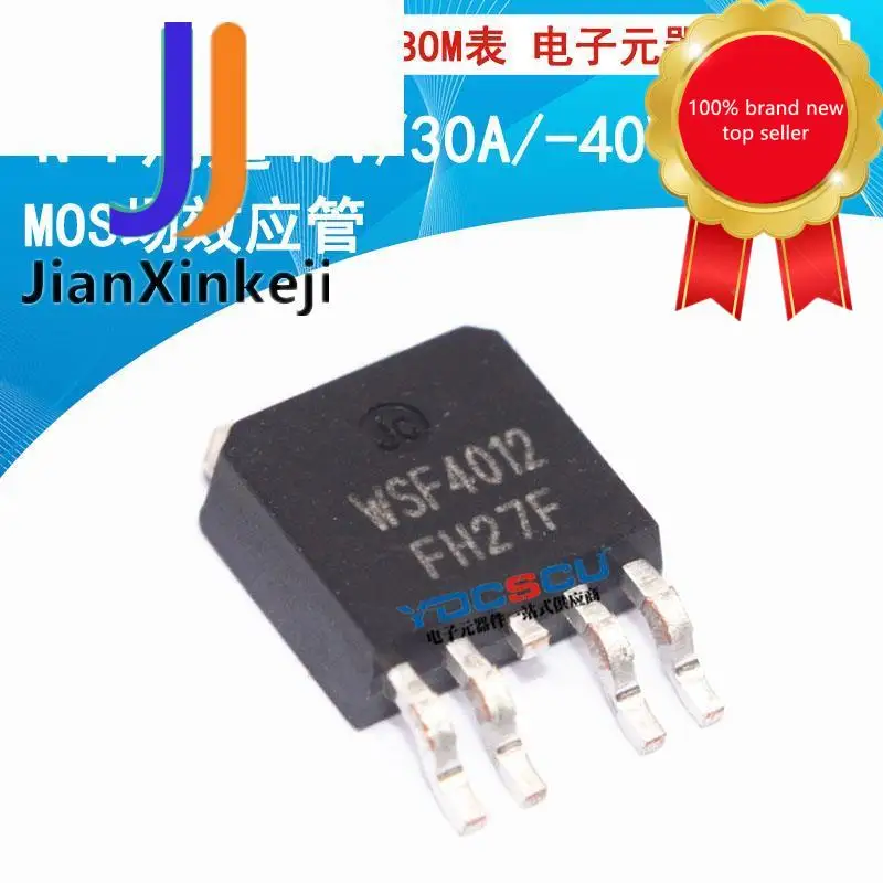 10pcs100% original novo smd wsf4012 40v/30a/-40v/-20a n + p canal mos transistor de efeito de campo to-252 em estoque