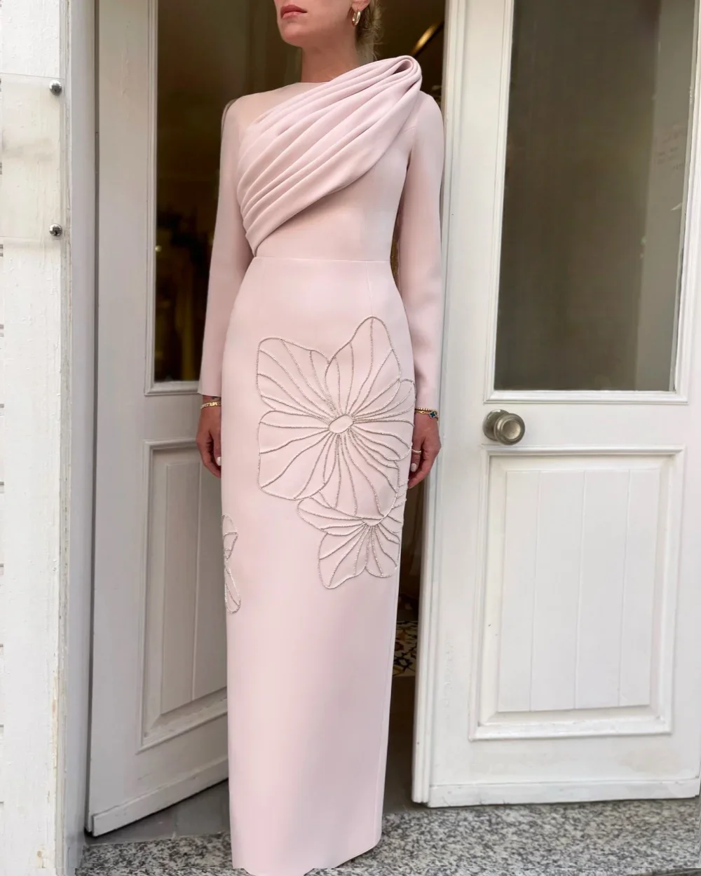 Customized Classic Jersey A-line Midi Dresses Homecoming Exquisite Modern Style Pastrol Unisex Chinese Formal Casual Simple