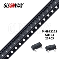20PCS 2N2222A 2N2222 1P SOT-23 MMBT2222A SMD MMBT2222 SOT23 SMD transistor new original