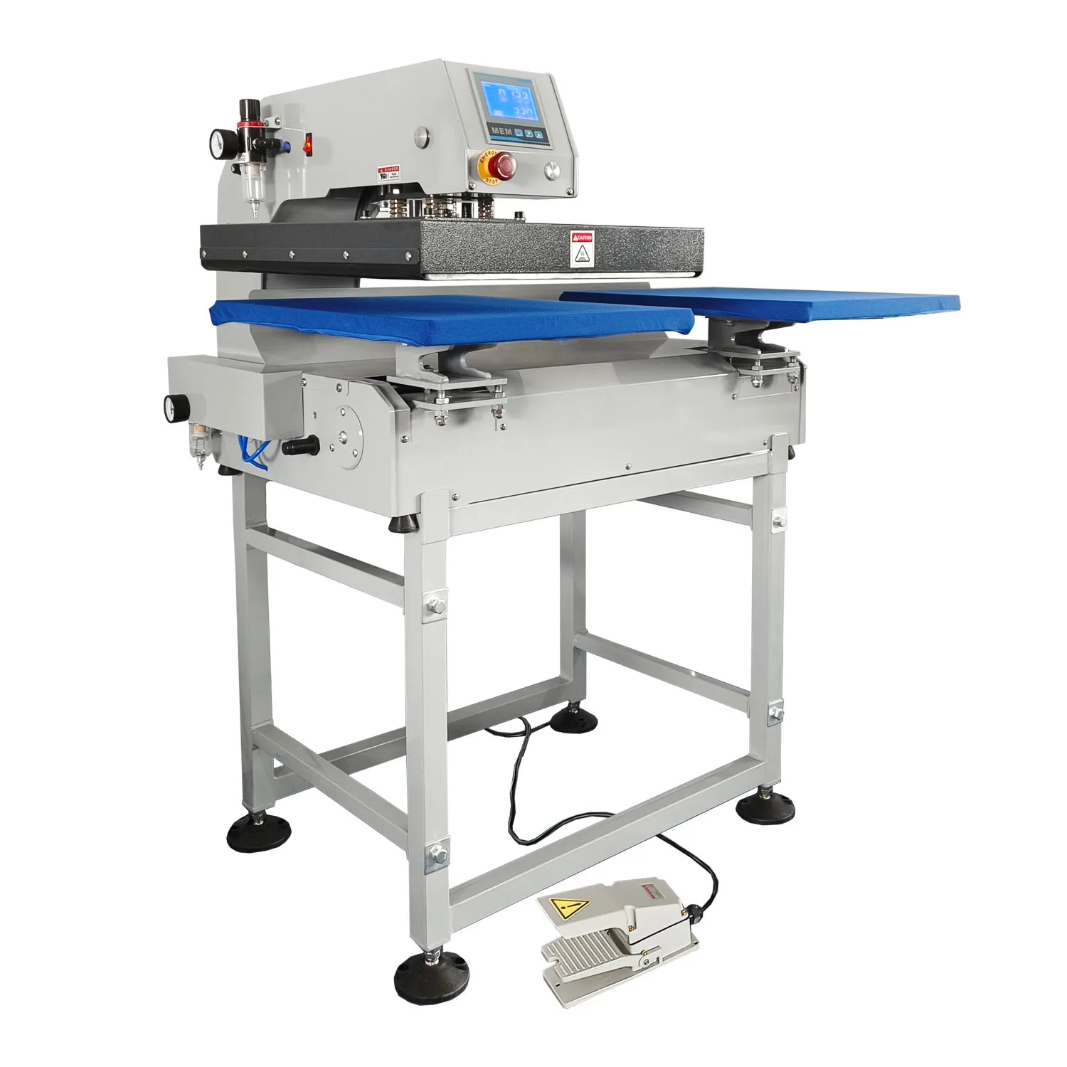 

2025 MEM Wholesale Heat Press Dual Platen Automatic T Shirt Heat Transfer Printing Machine 40 50 cm TQB 4050