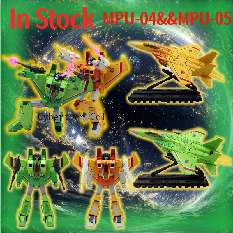 В наличии: Серия MP52 2.0 MPU-04 MPU-05 Sunstorm & Acid Storm, фигурки Starscream Trio Aircraft для коллекционирования.