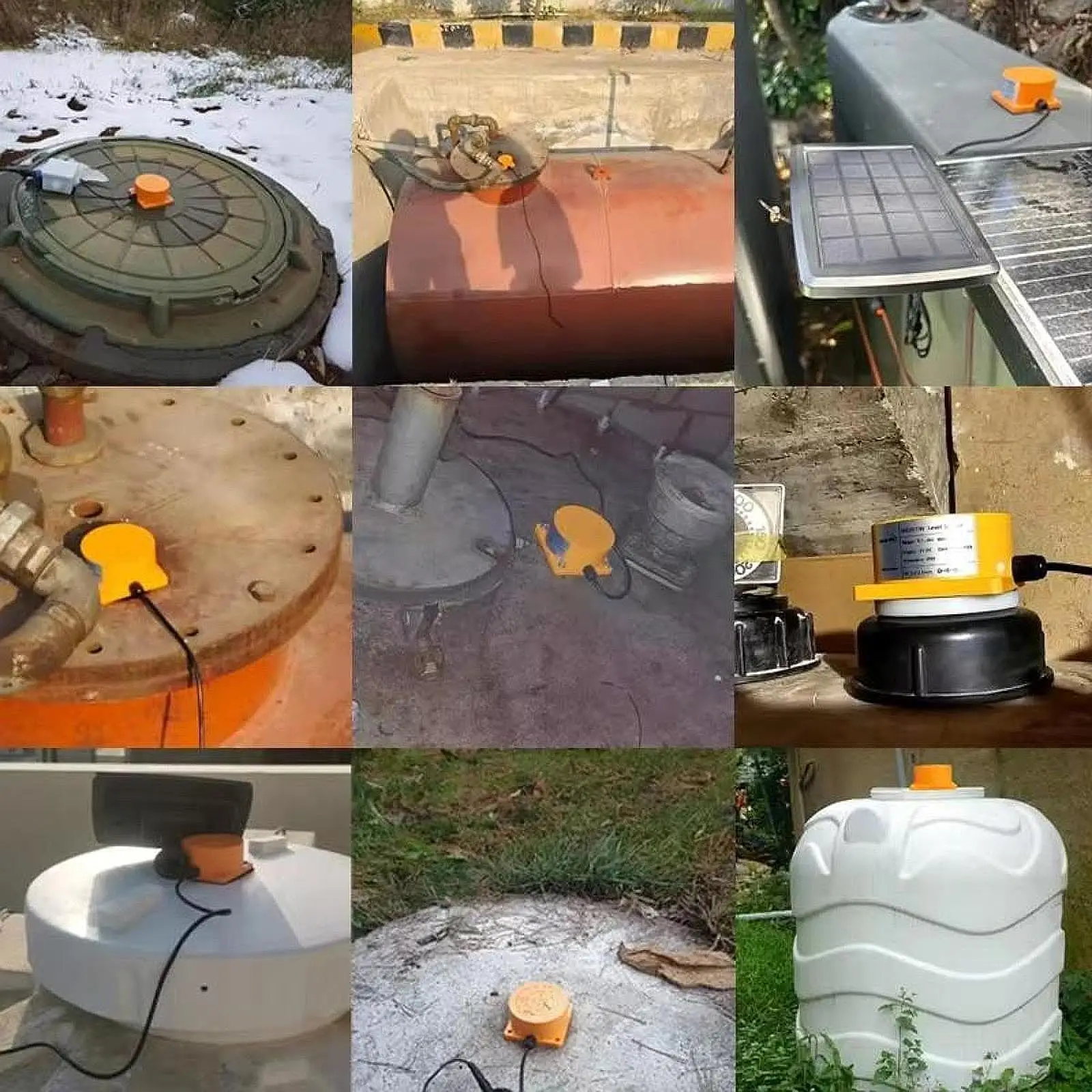 

Wireless Water Tank Level Detector Waterproof 0.1M to 4M Long Measuring Distance for Water Fuel Oil Smart Liquid Level Detector