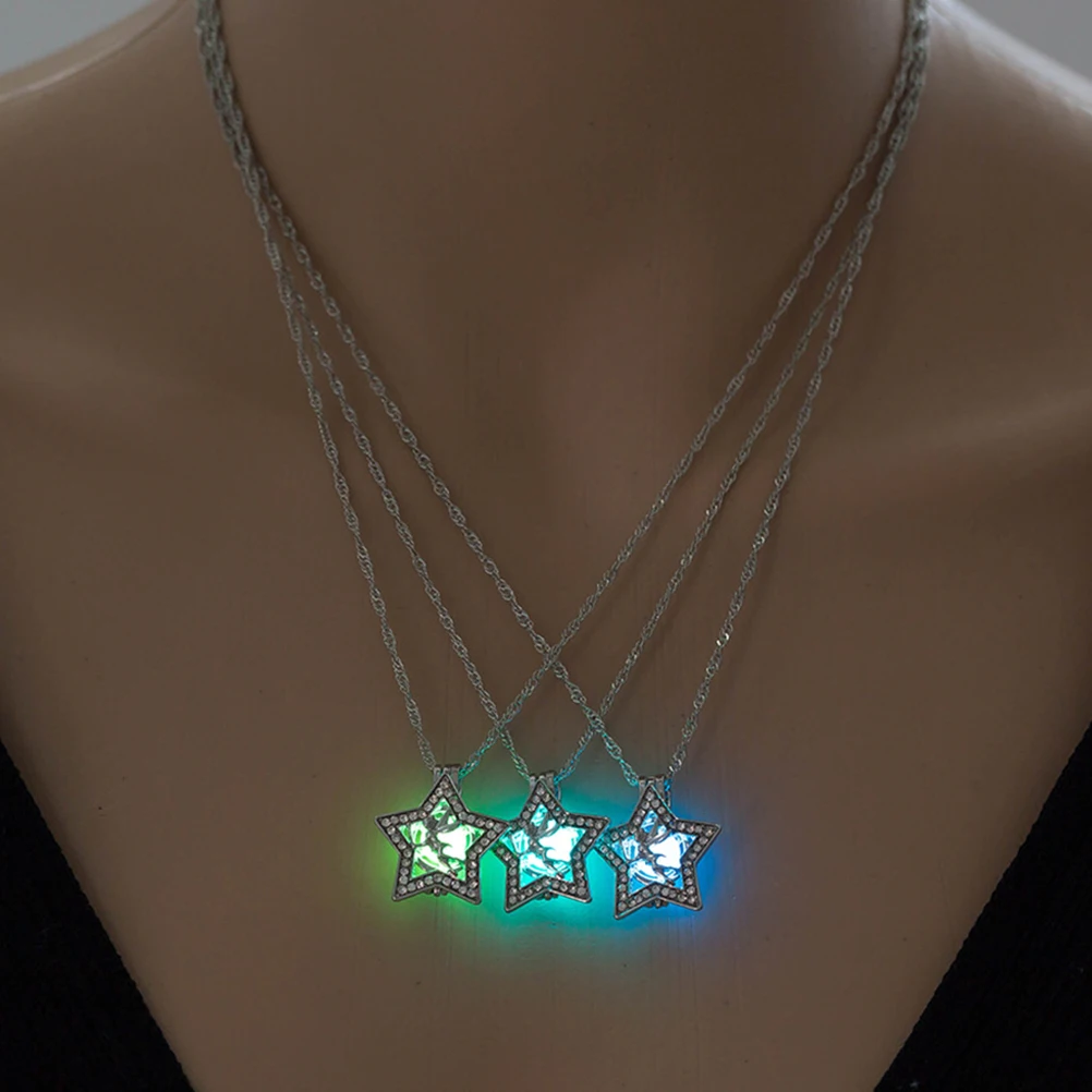 

3 Pcs Pentagram Pendant Necklace Necklaces Elegant Jewelry Stylish Fashion Accessories