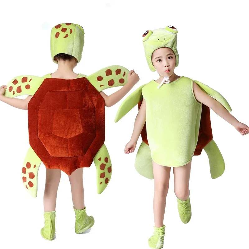 New children's turtle costume Halloween costume sea turtle cos party kindergarten activity stage costume