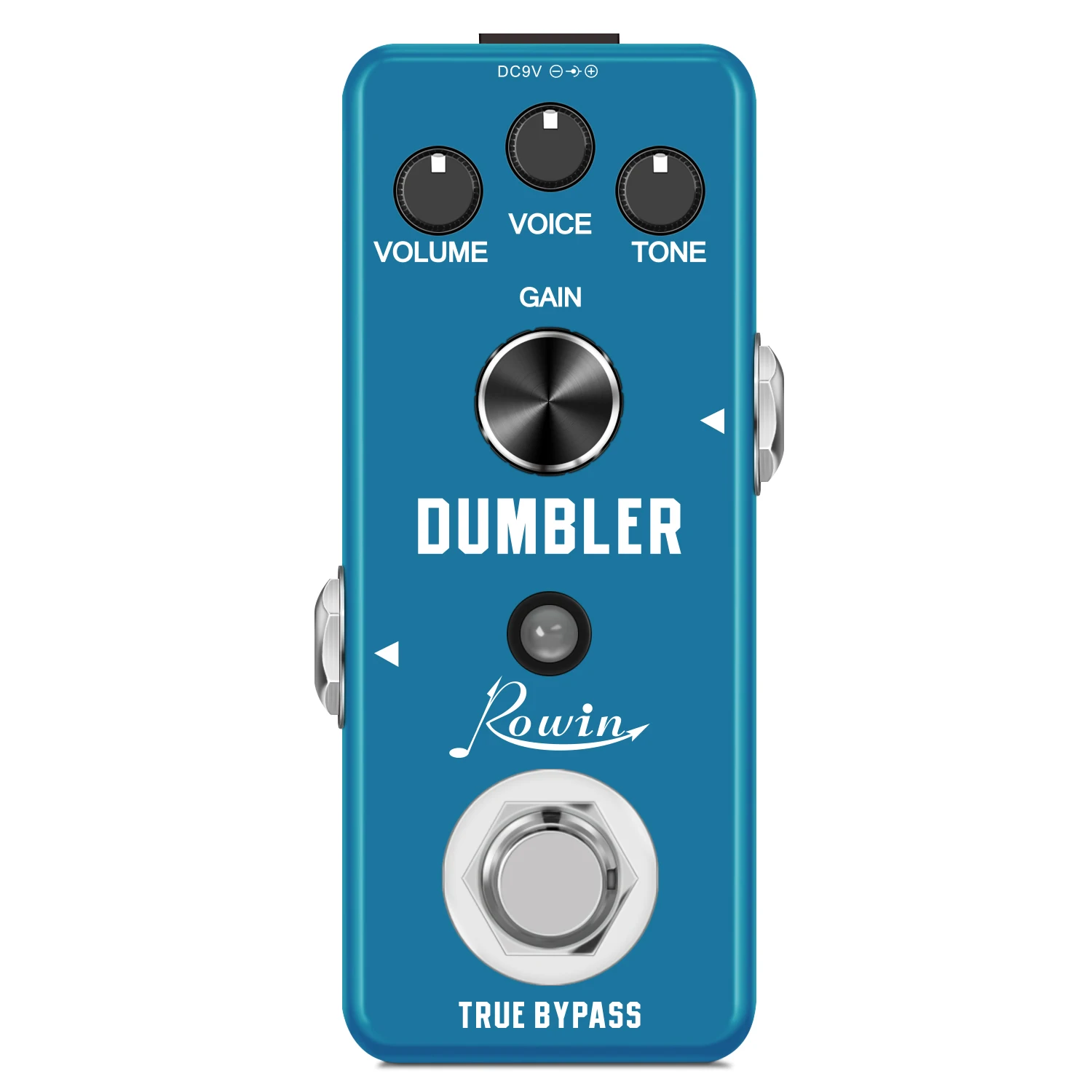 Pedal de Guitarra ROWIN LEF-315 Dumbler Analógico Overdrive para Guitarra Elétrica com Distorção Média True Bypass