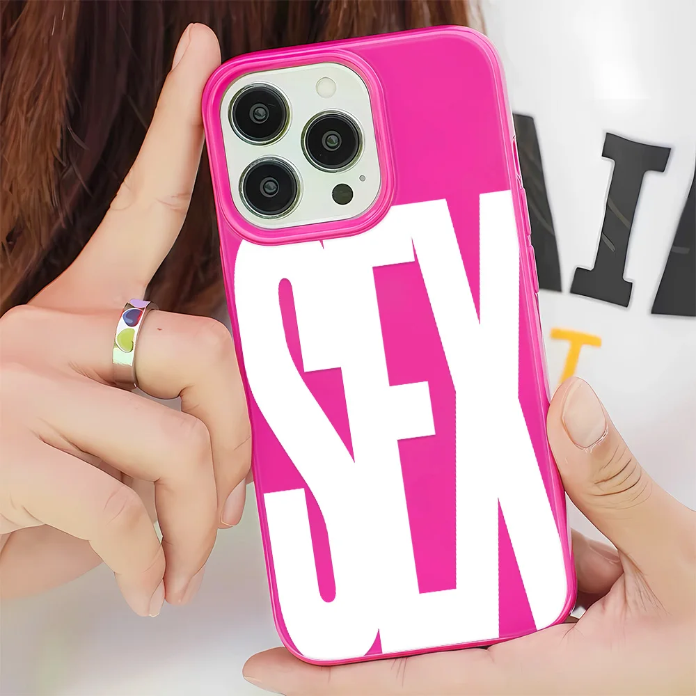 Sex Icon Pattern Phone Case for iPhone 16 15 14 13 12 11 Pro Max X XS XR XSMax 7 8 Plus Glossy Film Hard PC Cover - náhled 5
