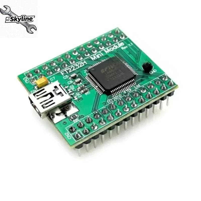 

Оригинальный подлинный мини-модуль FT2232H USB для двухканального последовательного модуля