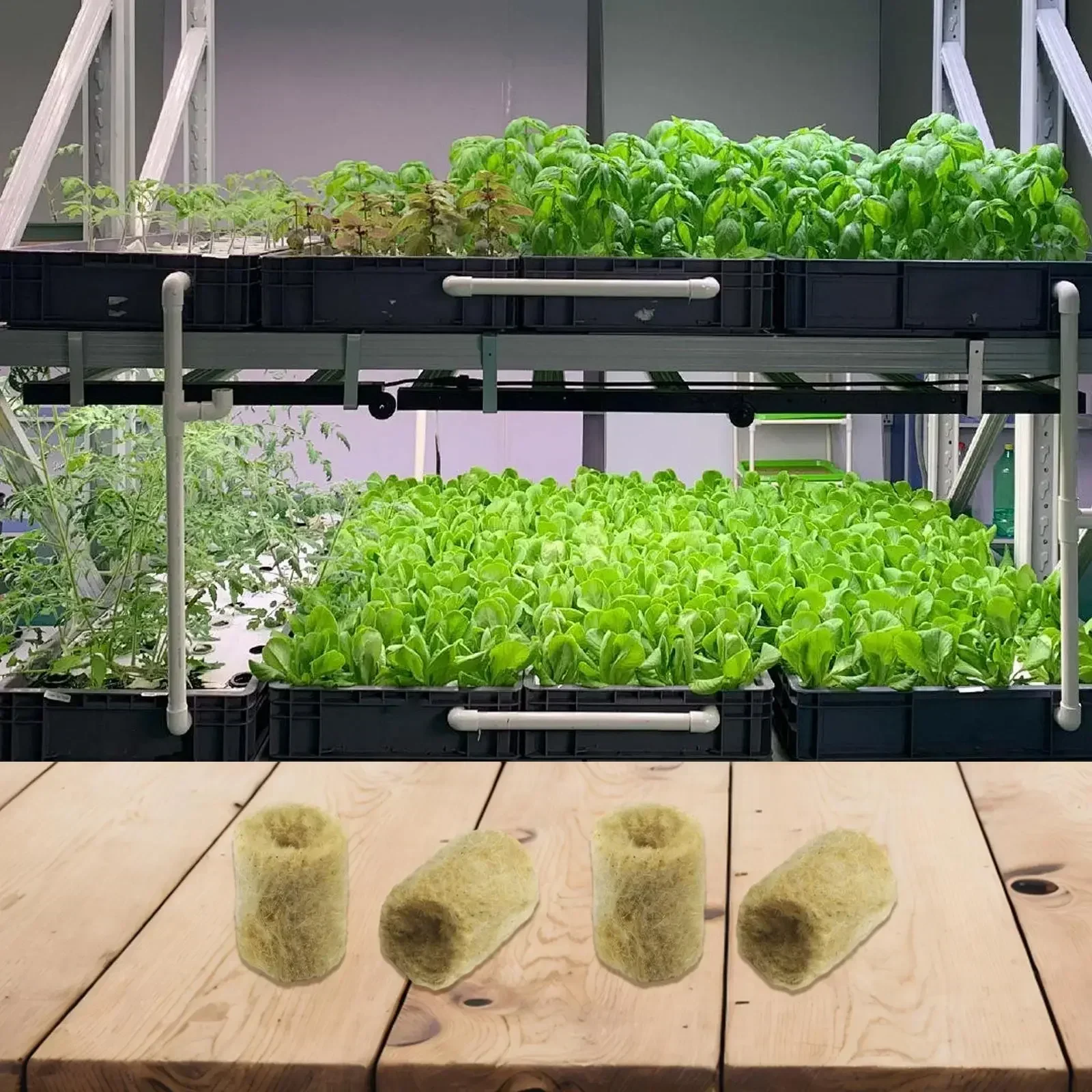 

Коммерческий цилиндрический грунт для выращивания, безземельный субстрат для сельского хозяйства, набор из 100 или 50 штук