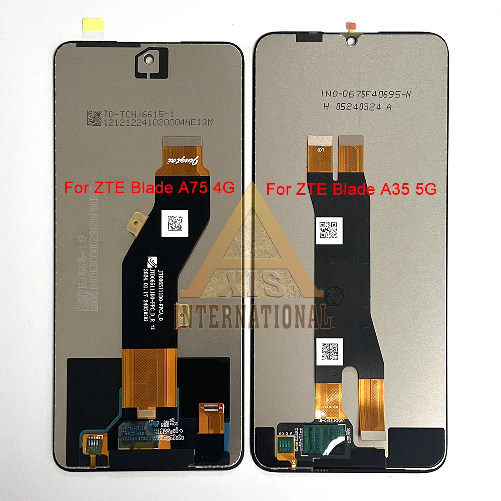 Original For ZTE Blade A35 5G LCD A55 5G Z2450 Display Screen +Touch Panel Digitizer For ZTE Blade A75 5G/ A75 4G