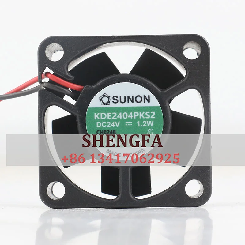 

Case fan original SUNON KDE2404PKS2 DC24V 1.2W 4CM 4020 2-wire 40*40*20MM cooling fan