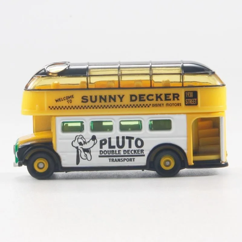 

TAKARA TOMY Disney Pluto Alloy Model Car Sunshine Bus Diecast Toy for Boys Collection Gift