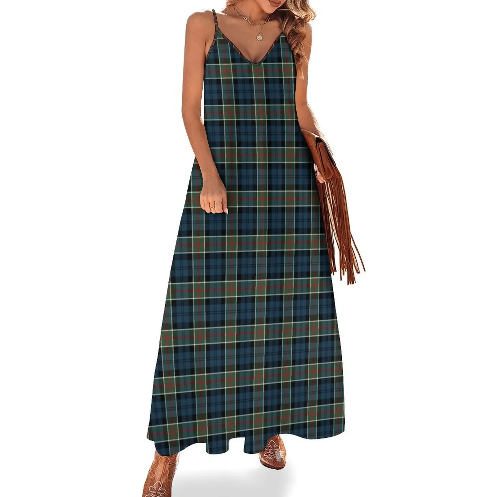 

Clan Colquhoun Tartan Sleeveless Dress clothes for women dress summer dresses with long sleeves Dress