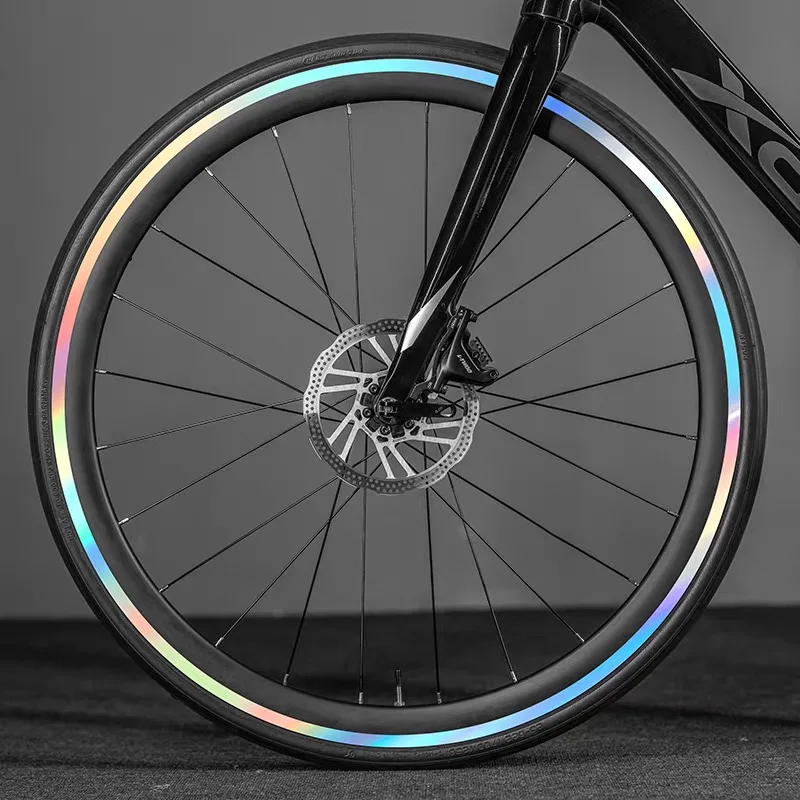 Road Bicycle Wheelset Sticker Color Change Mountain Bike Wheel Hub Wheel Rim Pink Tires 10MM Knife Rim Bicycle Painting