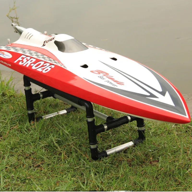 RC Gasoline Speedboat Model 26CC/30CC Engine Remote Control Ship Model Toy Gift Racing O-boat Fiberglass Hull Finished Product