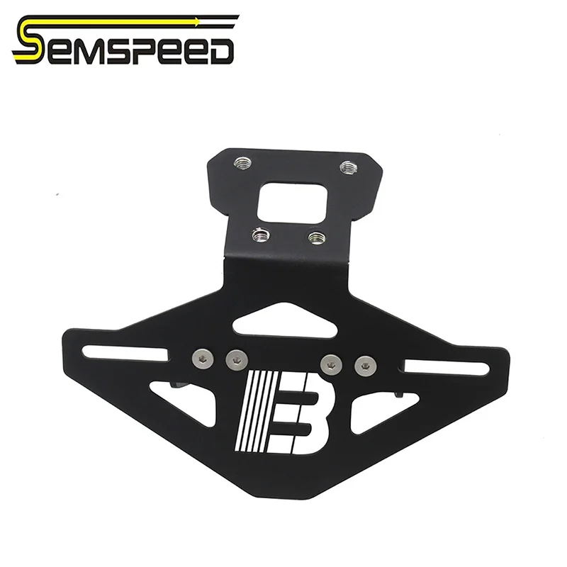 

Для Kawasaki Ninja 400 2022 короткий кронштейн для лицензии Fender Eliminator задний держатель номерного знака аккуратный кронштейн для хвостового номера