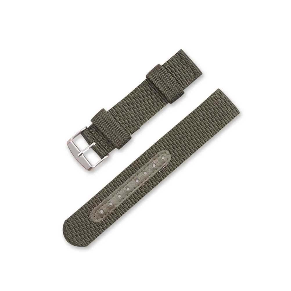 

2Pcs Nylon Watch Strap Durable Breathable Comfortable Lightweight Soft Stylish Sports Wristband Replacement Blue Green