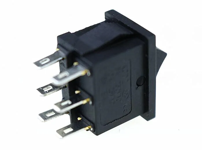 1 Buah 2 Posisi Rocker Switch 6 Pin On Off/On Offon Snap Switch KCD1 Hitam