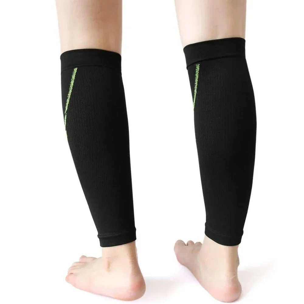 1 Pair Calf Slim Compression Sleeve Leg Support for Shin Splint, Calf Pain Relief, Calf Guard for Running, Cycling Travel Nurses