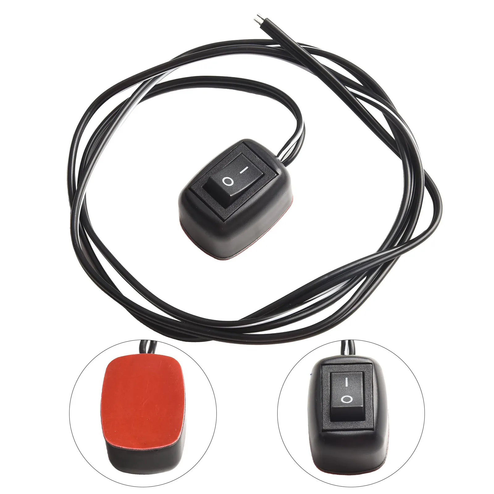 

1pcs Power Off Switch Car Button Switch Battery Disconnect Switch For Fog Lamp 12V/24V Parts Accessories