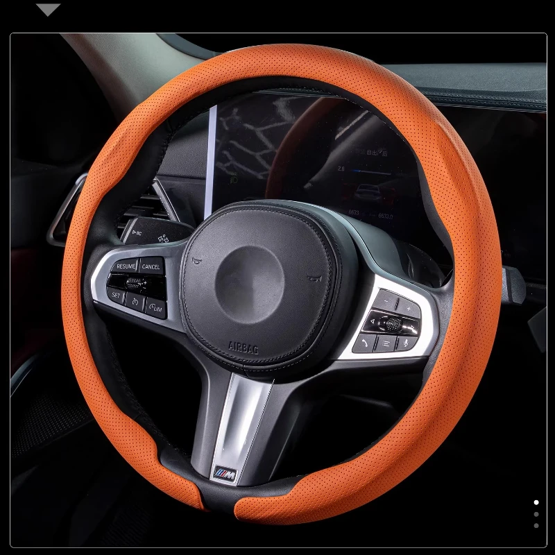 For Porsche Cayenne Macan 911 Paramela Taycan 718 Steering Wheel Cover Ultra-thin and Skin-friendly Car Accessories Anti-scratch