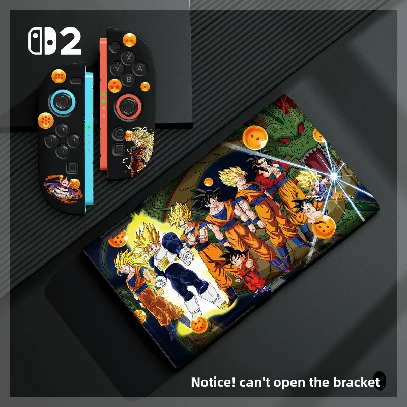 Dragon Ball Switch2 Schutzhülle für Nintendo Switch2 NS2 Spielkonsole Controller TPU Drop-proof Dekorative Haut Abdeckung Geschenke