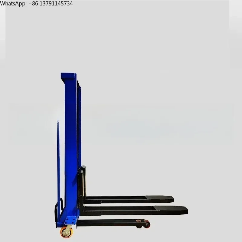 

Household Portable Electric Lifting Forklift 1.6M 500KG 1000KG Remote Control Hand Propelled Stacker Customized