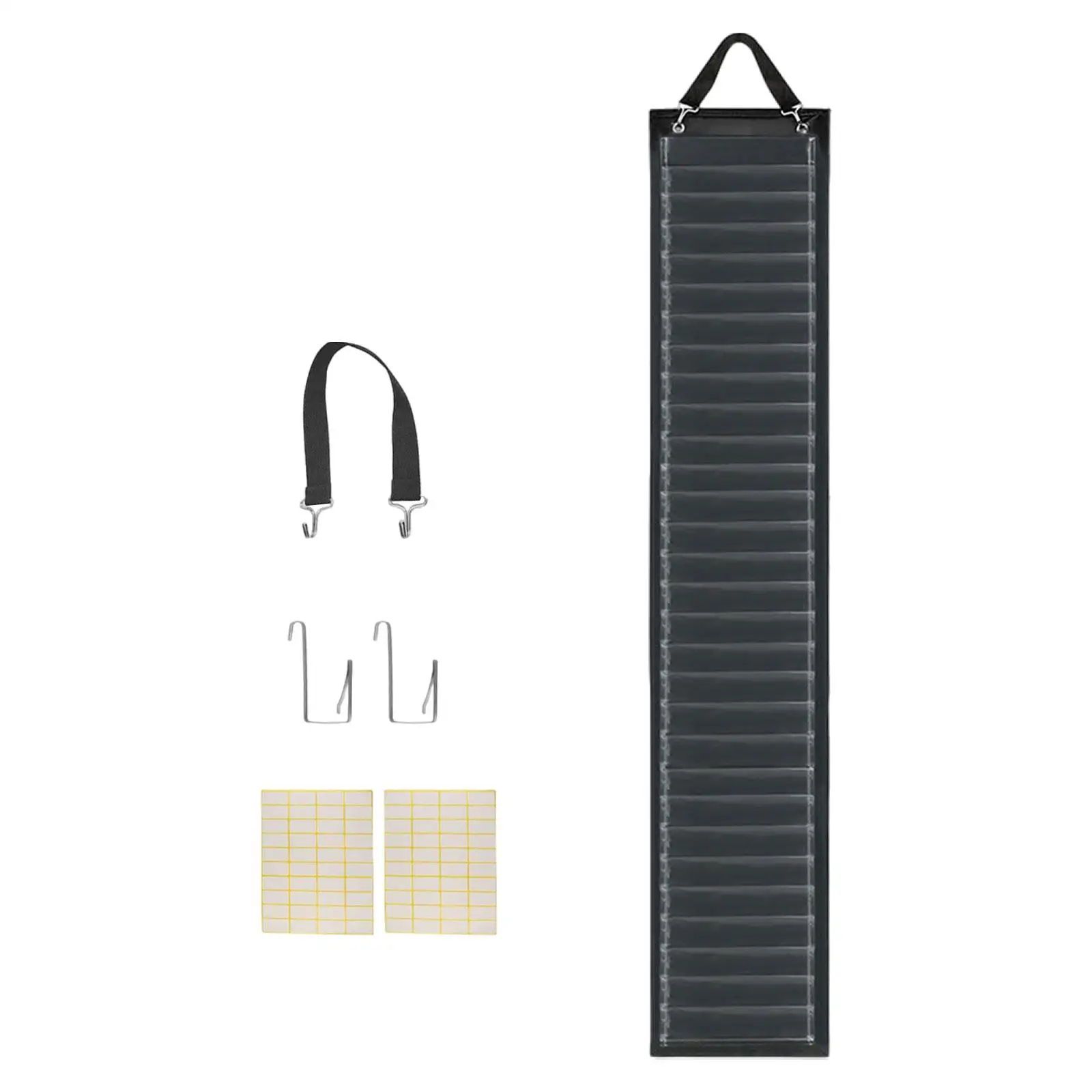 공예실 보관을 위한 60칸의 휴대용 비닐 정리함