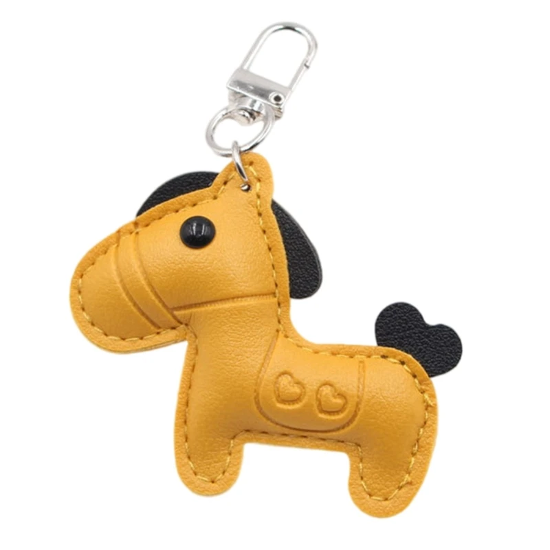 Trendy Leather Horse Pendant Great Option for Couples and Animal Admirers
