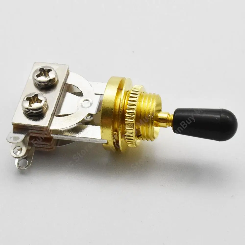 1Pcs 3 Way Guitar Pickup Switch Pickup Toggle Selector for LP ST FD Electric Guitar Guitar Accessories Gold