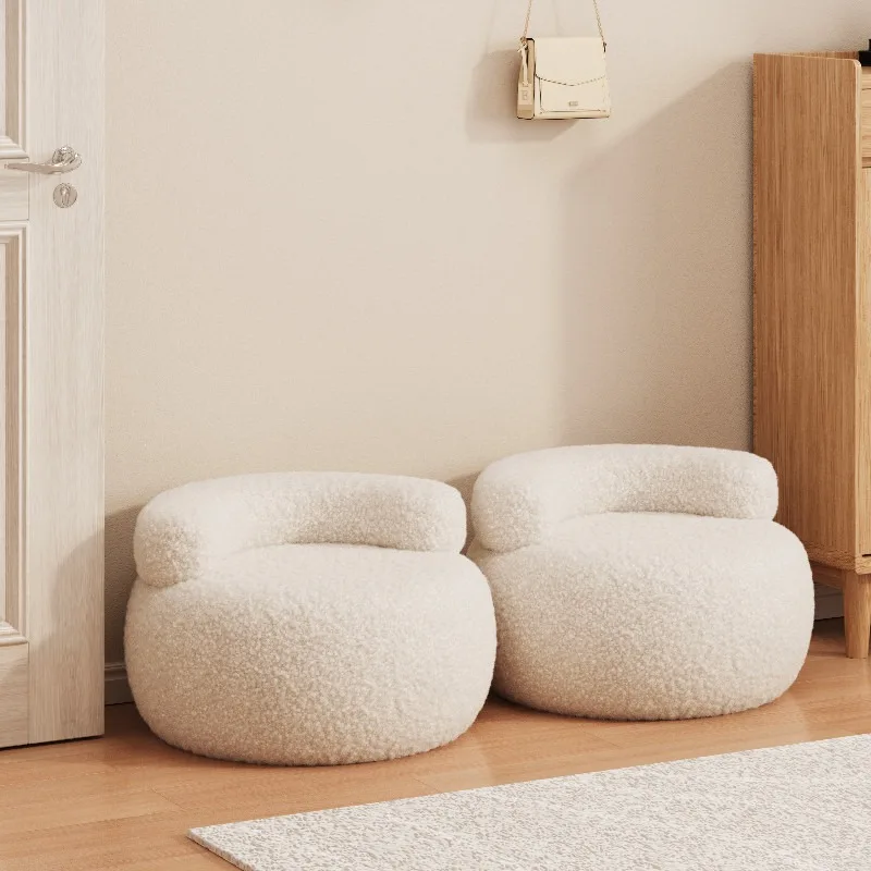 Home low stool living room pier creative  sofa hair stool shoe change universal wheel bench storage stool