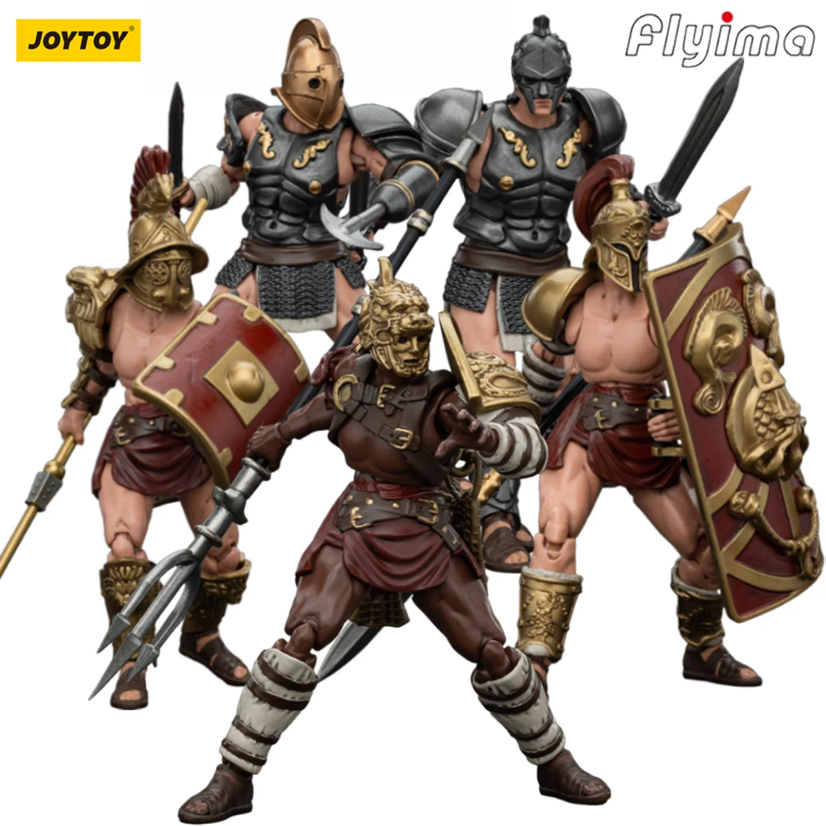 

[IN STOCK]JOYTOY Strife 1/18 Action Figures Roman Gladiator 5PCS Model Boy Gift