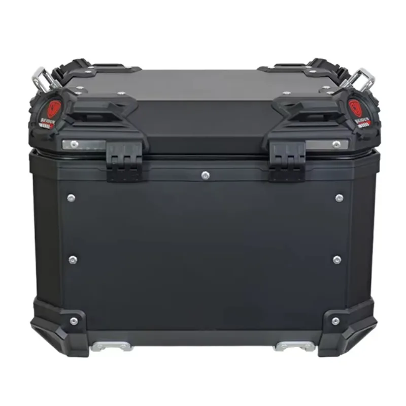 STLF 45L قابل للقفل صندوق دراجة نارية حامل الحيوانات الأليفة المحمولة مقاومة الطقس دراجة نارية الكلب الحيوانات الأليفة دراجة نارية مربع خلفي سكوتر الذيل