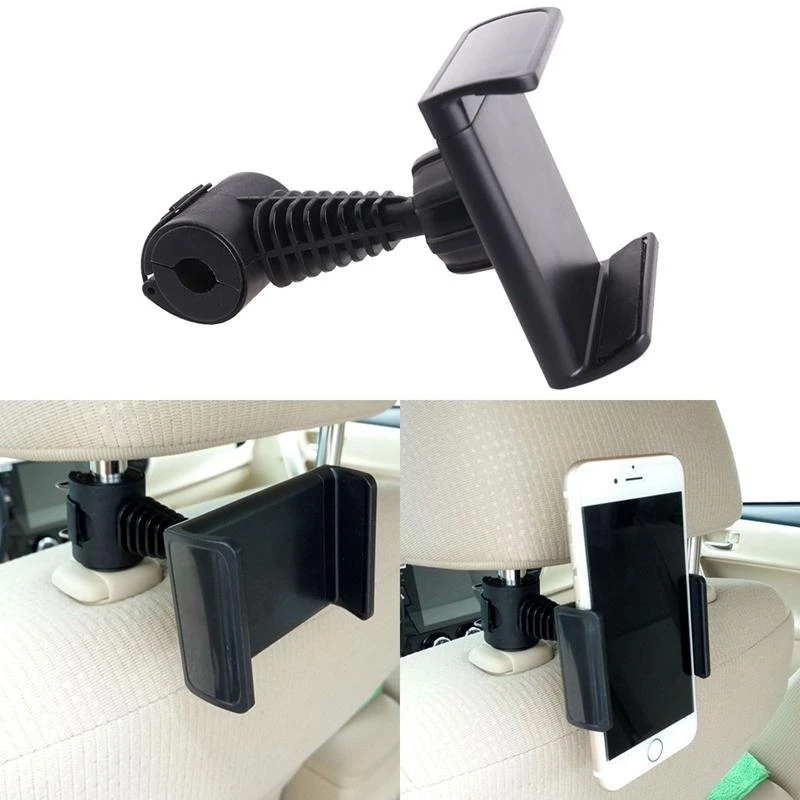 

Q5WA 360° Rotating Car Headrest Universal Light Weight Portable Mobile Phone Bracket For Smartphone and More