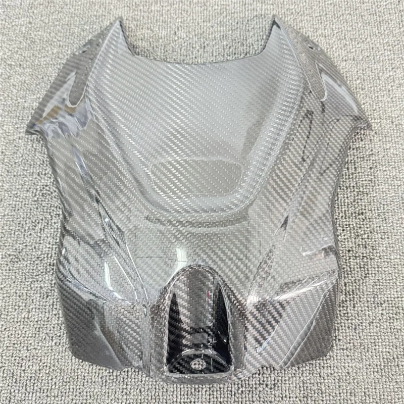 غطاء خزان أمامي لصندوق الهواء من ألياف الكربون لسيارات BMW S1000RR M1000RR S1000R 2019-2025 ملحقات الدراجة النارية