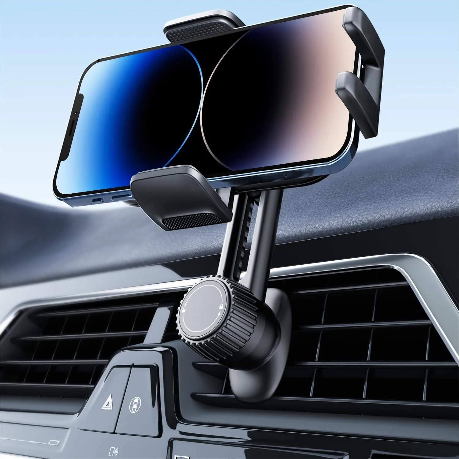 Phone Holders for Your Car: Never Blocking Air Vent Mount for iPhone 17 Pro Max & Samsung, Hands-Free Stand