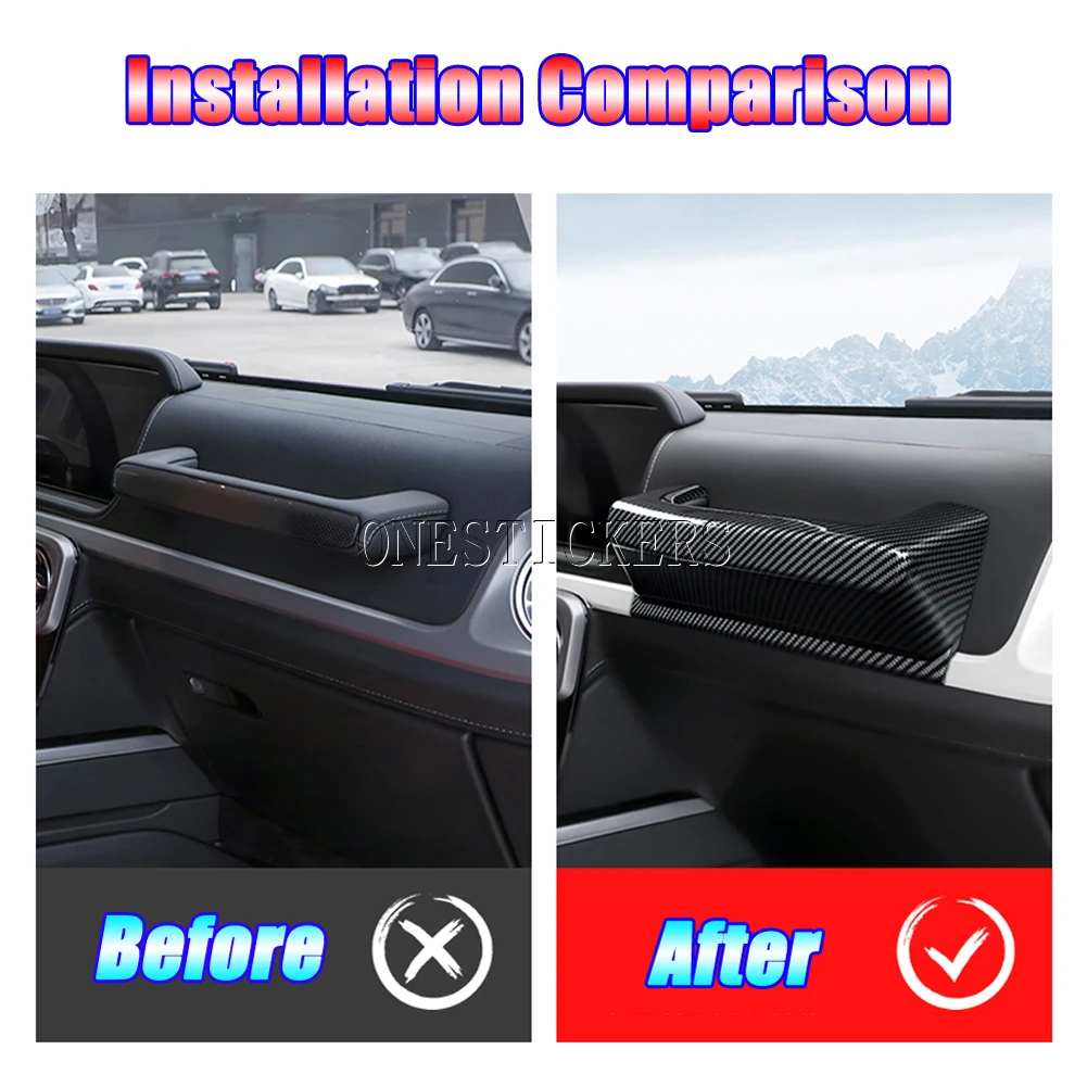 For Mercedes Benz G Class W464 W463A G350 G500 AMG G63 2019-2022 Car Copilot Central Control Handle Storage Box Organizer Holder