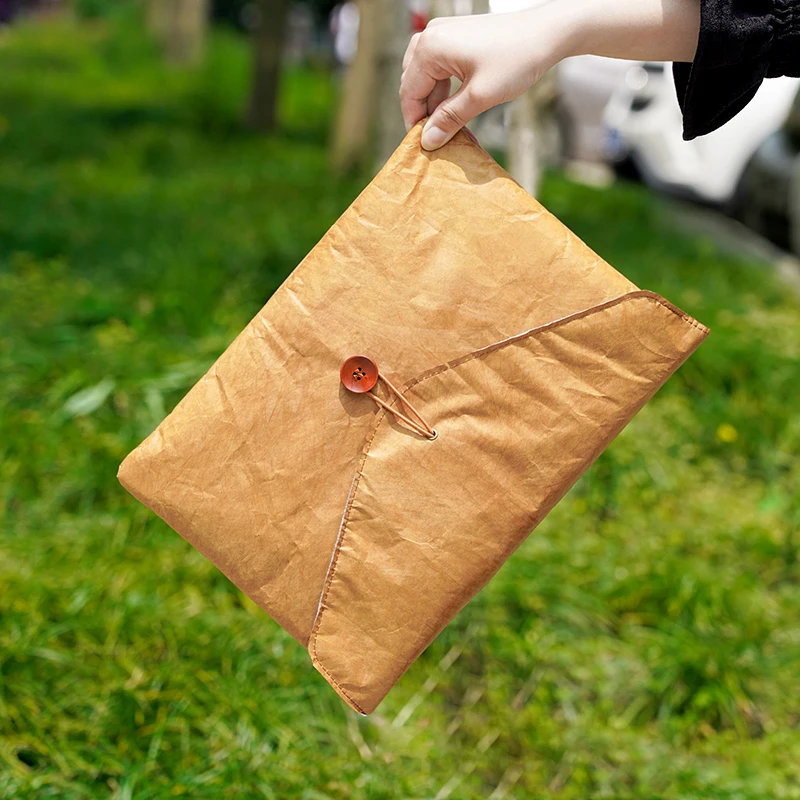 Vintage Envelope Style 13/14/15/16 Inch Sleeve Pouch Paper Material Laptop Bag Case For MacBook Pro 16 Air 13.6