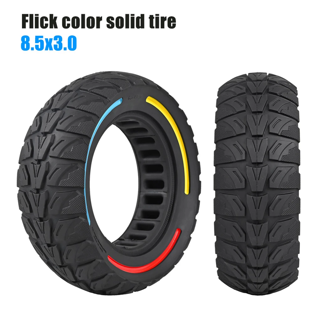 1pc Solid Tyre 8.5 Inch 8.5*3.0 Solid TIre For Zero 8/9 For VSETT 8/9 Electric Scooter Wear-Resistant Rubber Tires Accessories